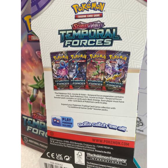 Pokémon TCG Scarlet & Violet Temporal Forces Booster Pack - Picture 2 of 2